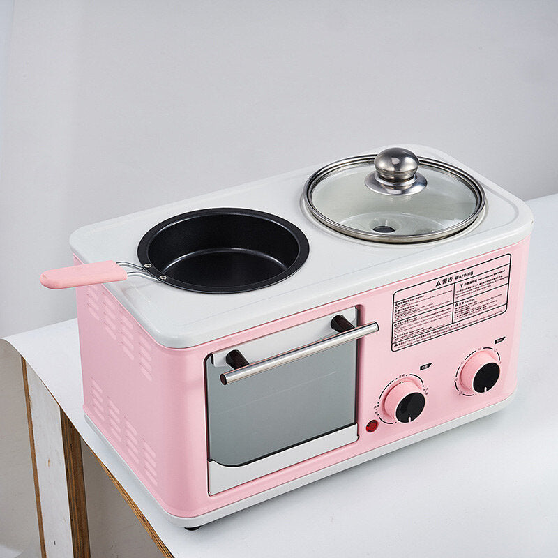 3 In 1 Electric Household Breakfast Machine Mini Bread