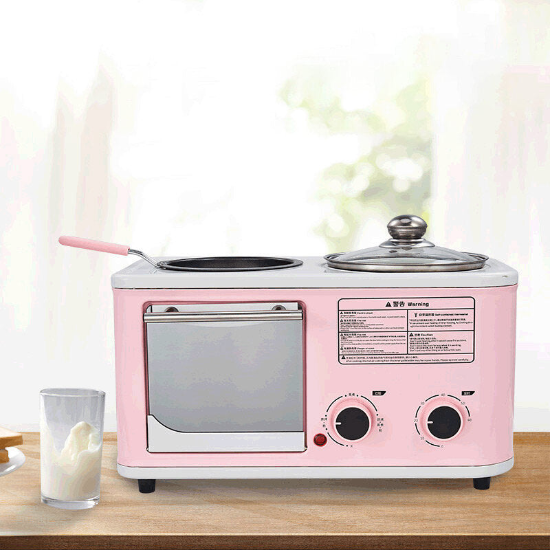 3 In 1 Electric Household Breakfast Machine Mini Bread