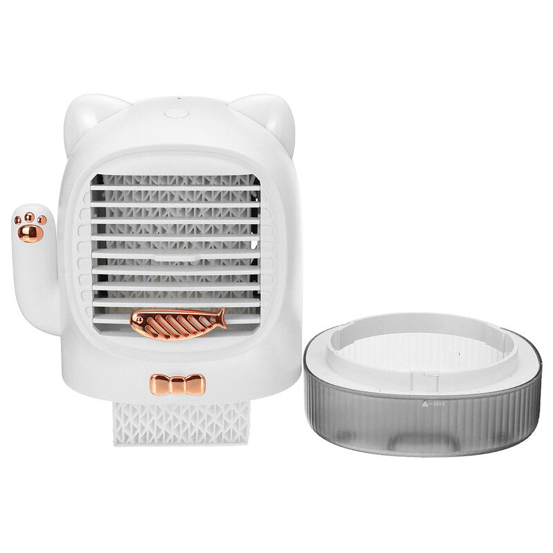 3 In 1 Mini Usb Sterilizing Humidifying Air Cooler Lucky Cat
