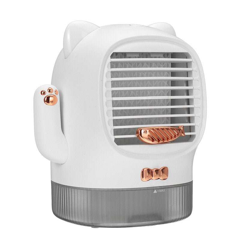 3 In 1 Mini Usb Sterilizing Humidifying Air Cooler Lucky Cat