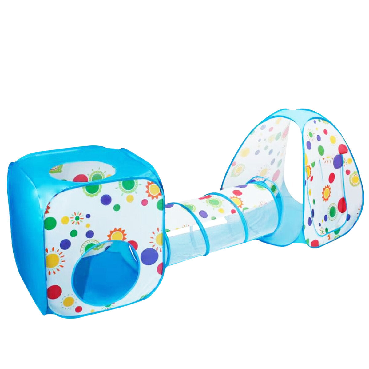 3 In1 Baby Tent Kid Crawling Tunnel Play House Ball Pit Pool