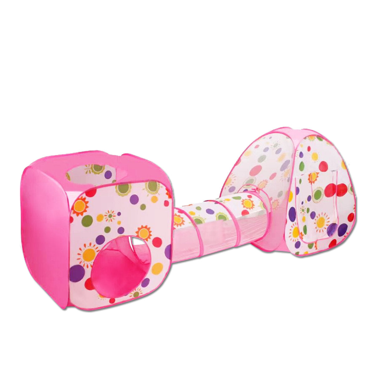 3 In1 Baby Tent Kid Crawling Tunnel Play House Ball Pit Pool
