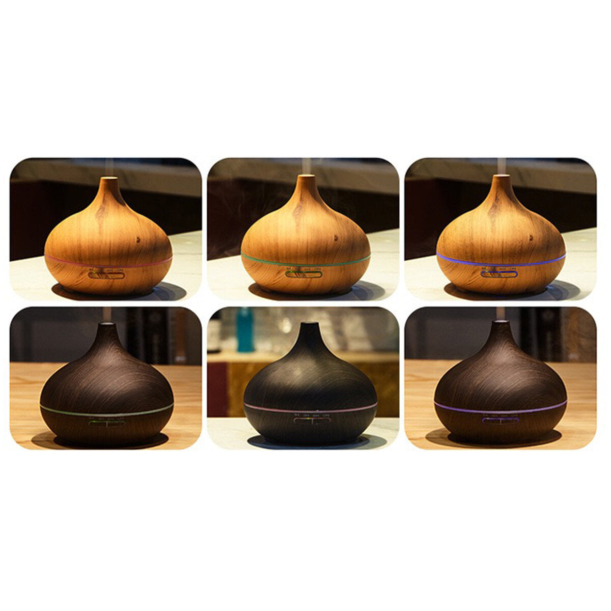 300ml Essential Diffuser Aromatherapy Led Ultrasonic