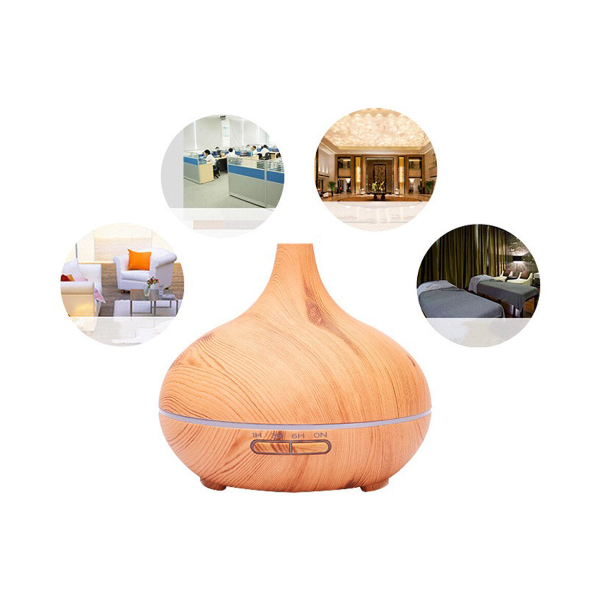 300ml Essential Diffuser Aromatherapy Led Ultrasonic