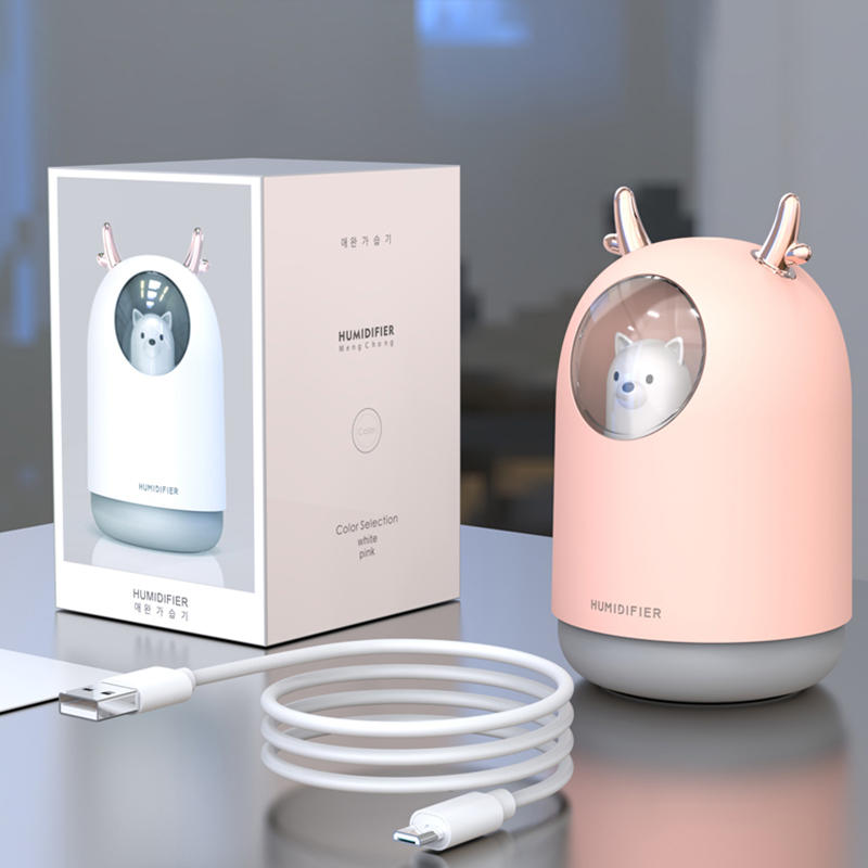 300ml Ultrasonic Air Humidifier Aroma Essential Oil Diffuser