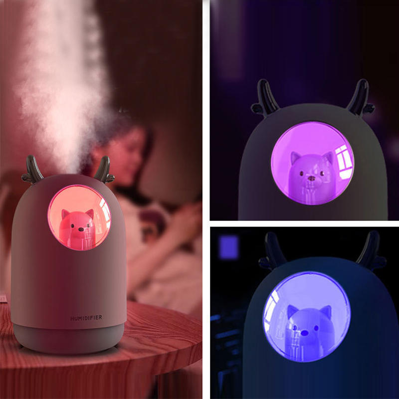 300ml Ultrasonic Air Humidifier Aroma Essential Oil Diffuser