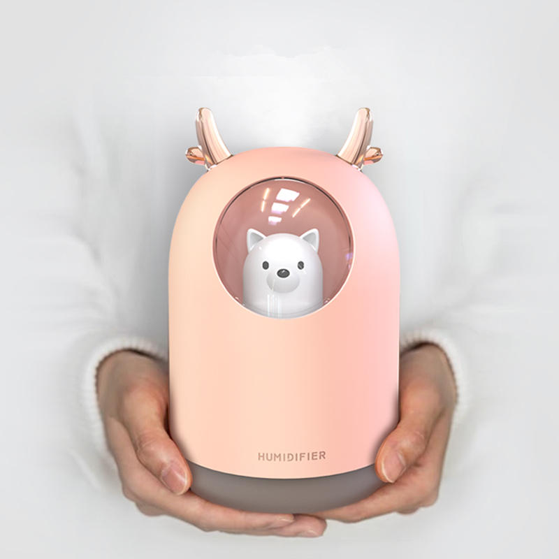 300ml Ultrasonic Air Humidifier Aroma Essential Oil Diffuser