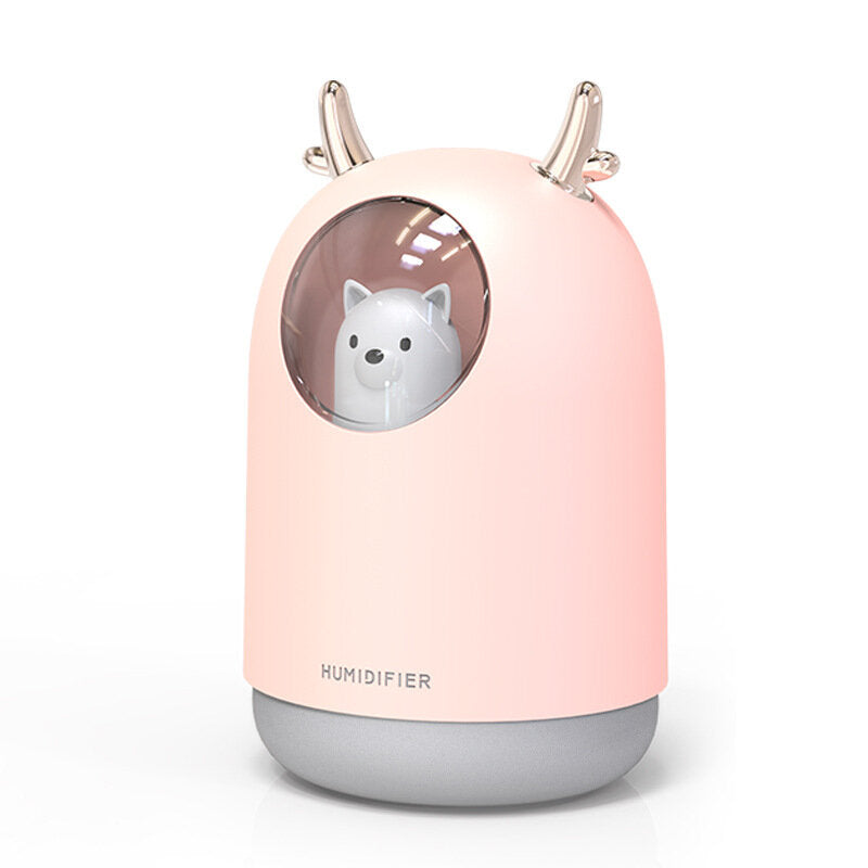 300ml Ultrasonic Air Humidifier Aroma Essential Oil Diffuser