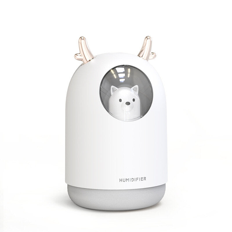 300ml Ultrasonic Air Humidifier Aroma Essential Oil Diffuser