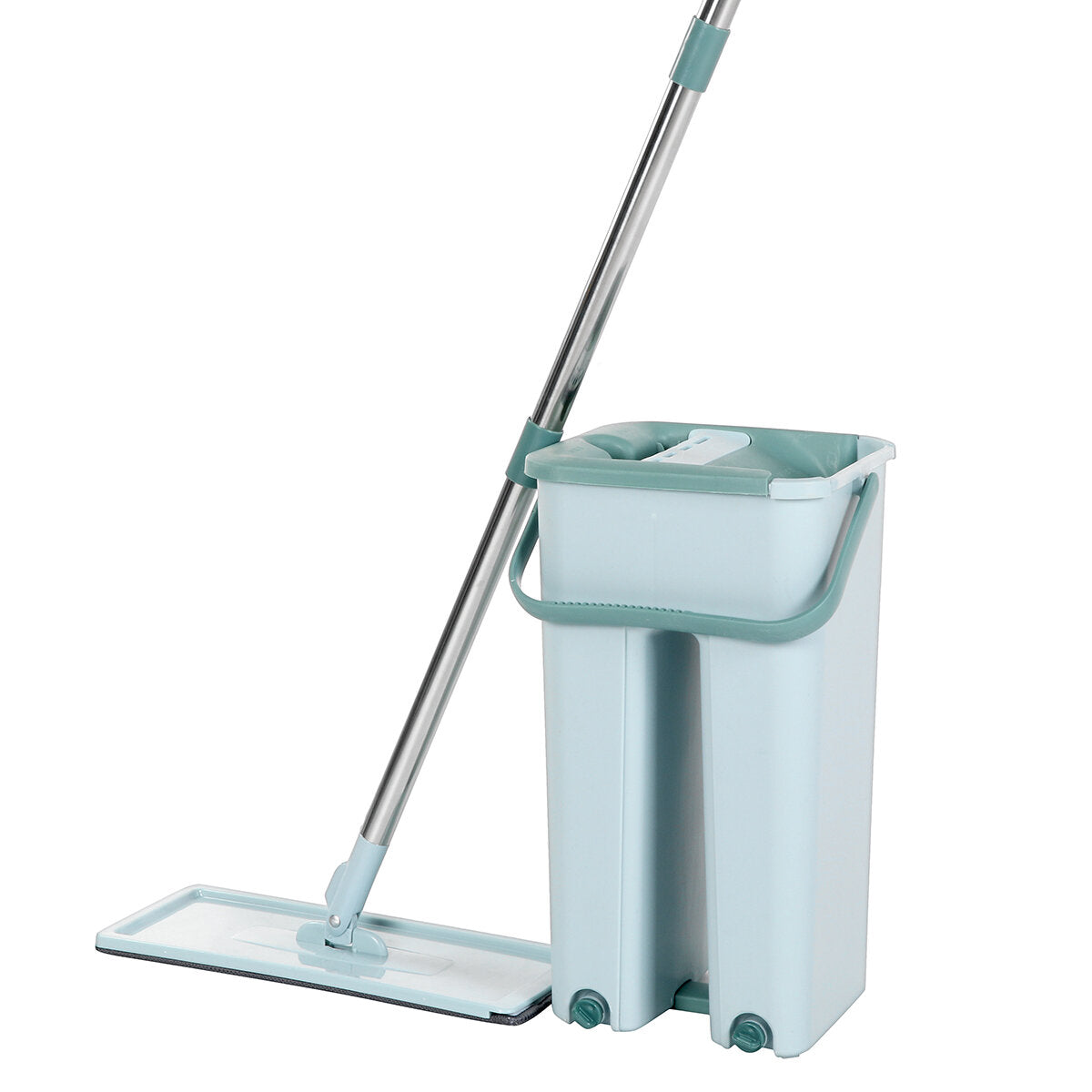 360 Rotation Spin Flat Mop Bucket Set Auto Rebound Hand-free