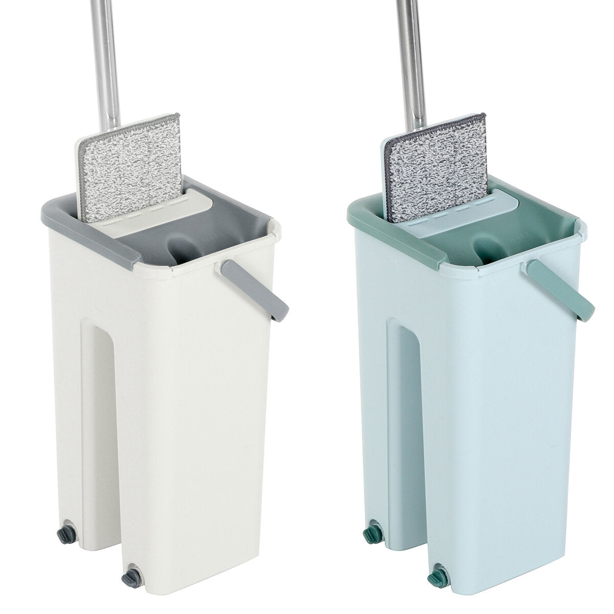 360 Rotation Spin Flat Mop Bucket Set Auto Rebound Hand-free