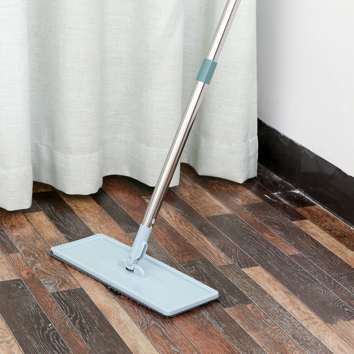360 Rotation Spin Flat Mop Bucket Set Auto Rebound Hand-free