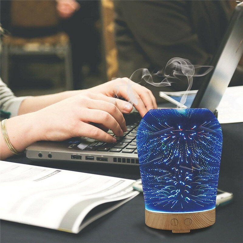 3d Star Lighting Essential Oil Aroma Diffuser Portable