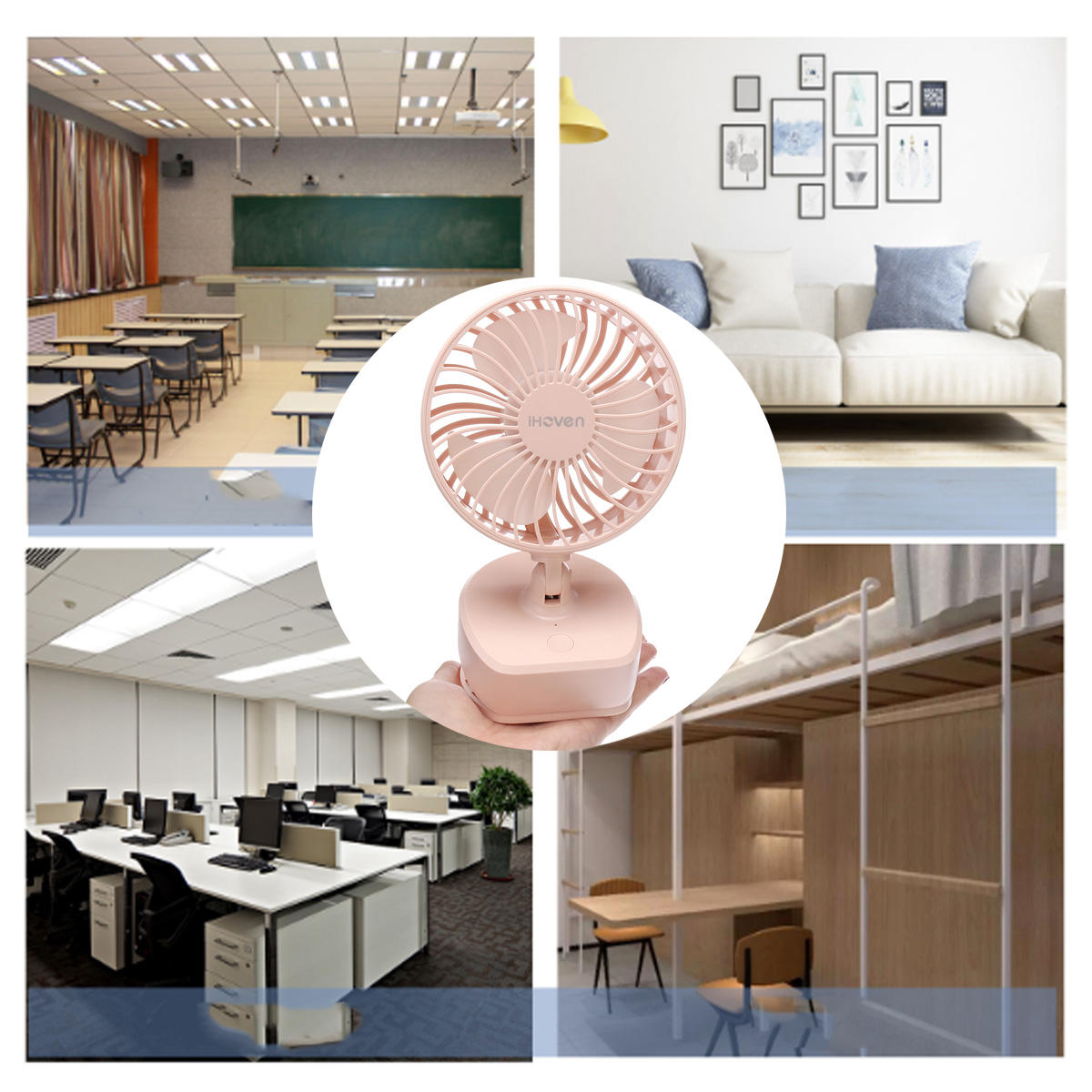 3modes Mini Portable Summer Fan Outdoor Camping Usb