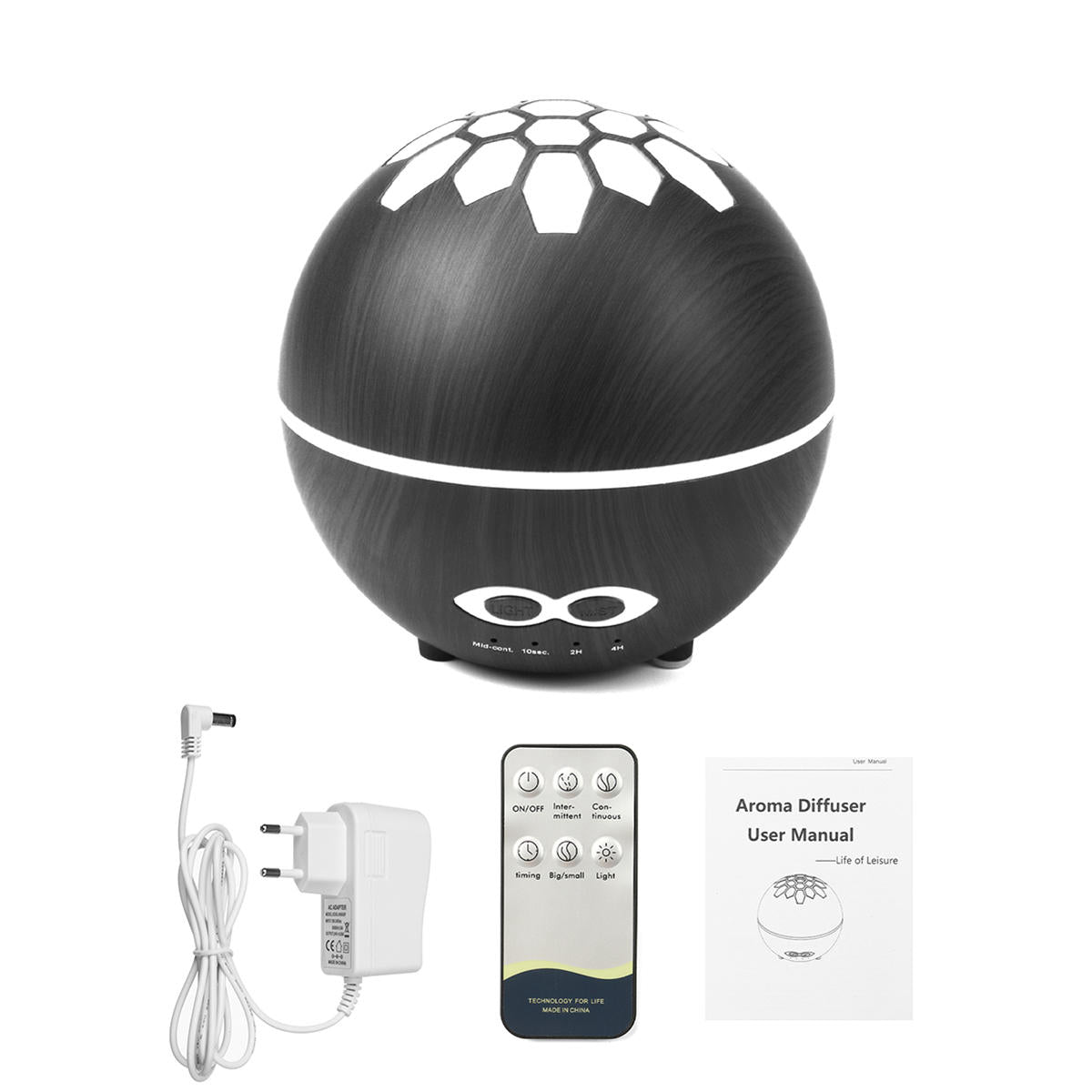 400ml Ultrasonic Air Humidifier Essential Oil Aroma Diffuser