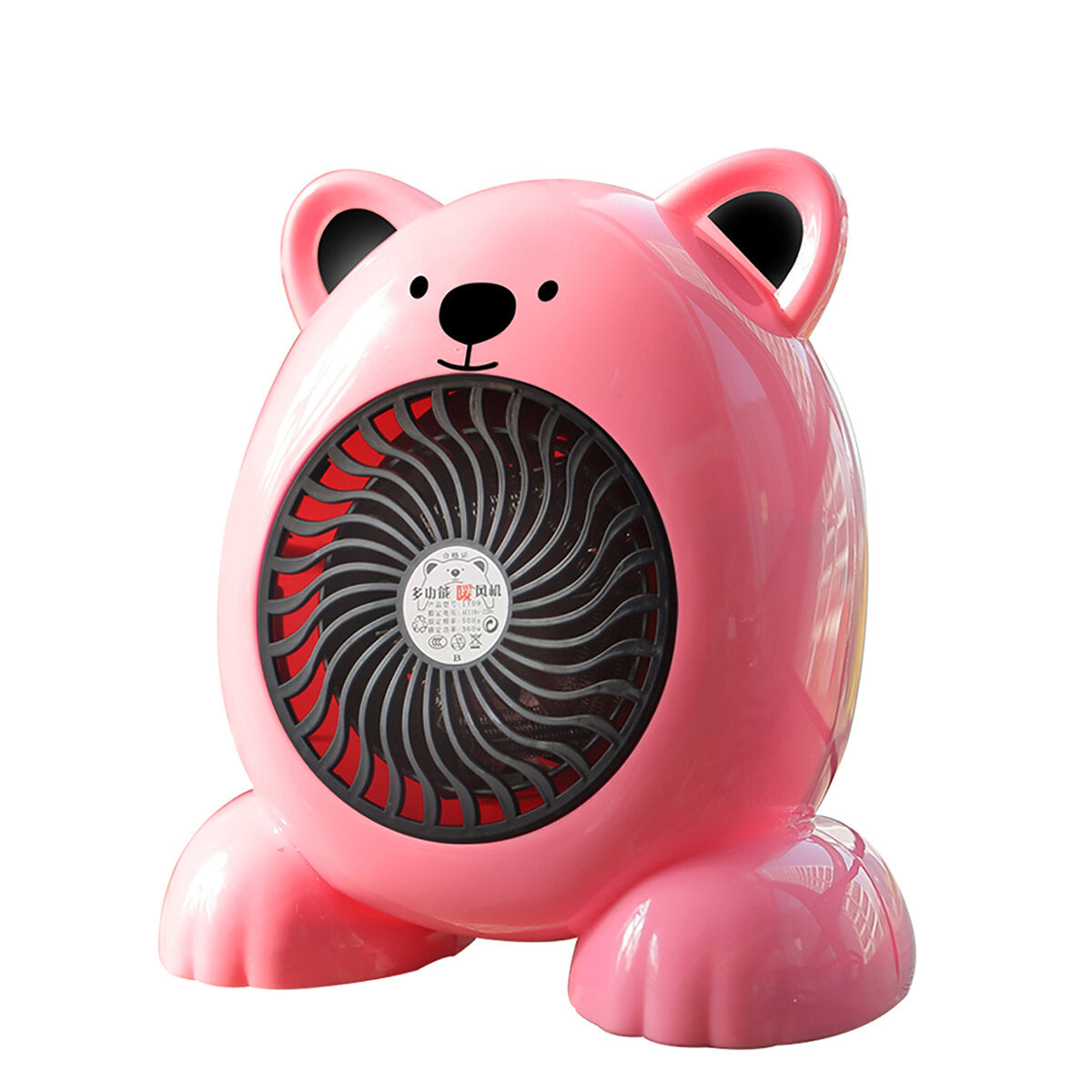 400w Mini Portable Desktop Cartoon Heater Fan Radiator Hot