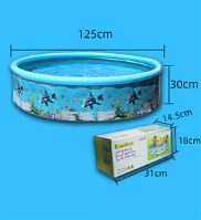 125/155/186/247cm Retractable inflatable Swimming Pool Large Family Summer Outdoor Play Party Supplies For Kids Adult