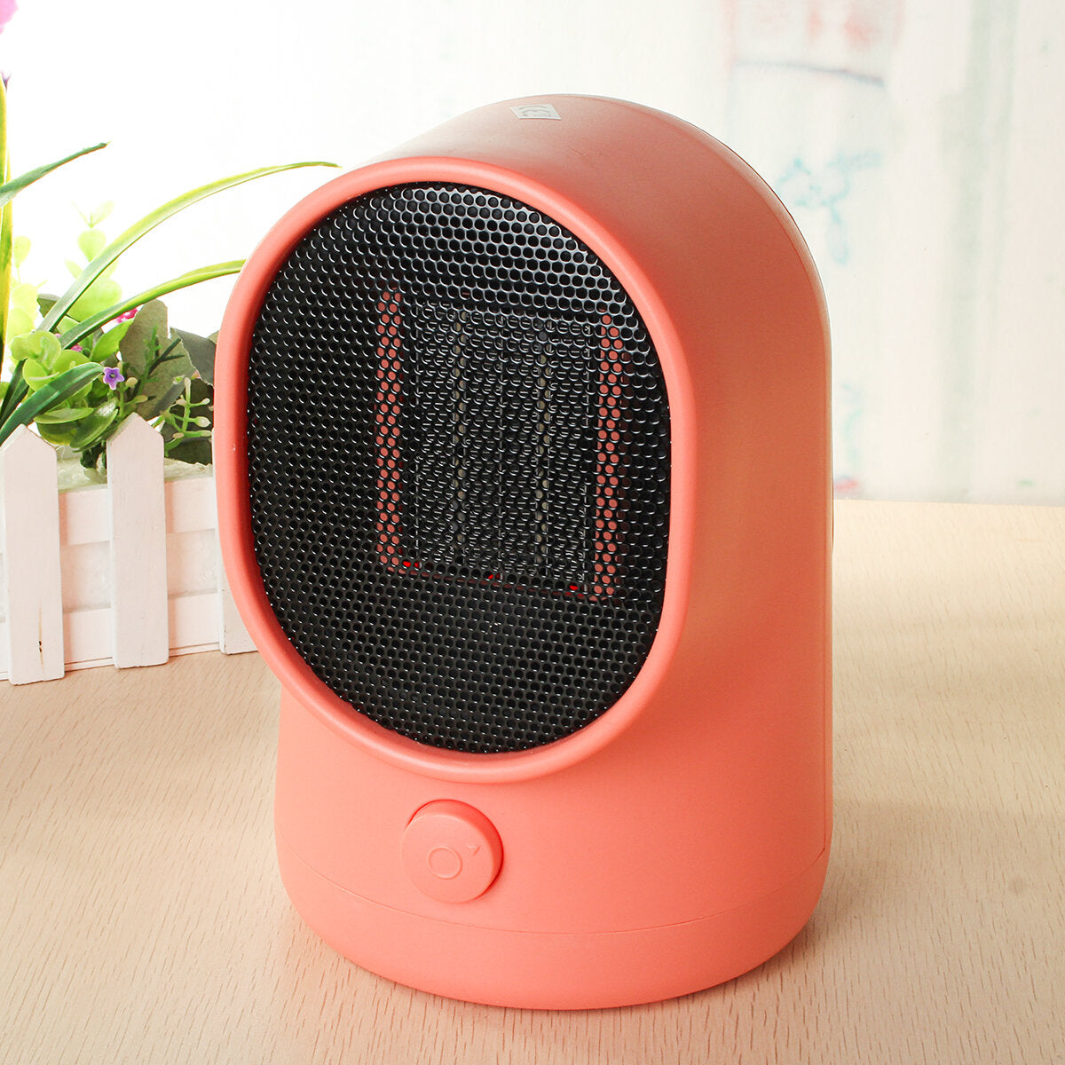 500w Portable Electric Space Heater Desktop Heating Fan