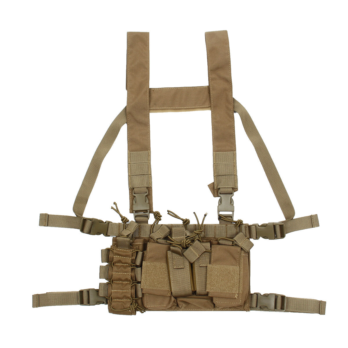 52x65cm Nylon Universal Chest Rig Hunting Vest With 223/308
