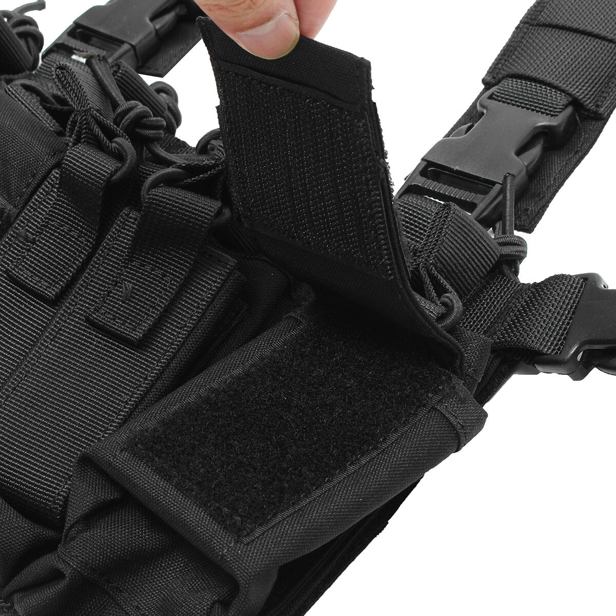 52x65cm Nylon Universal Chest Rig Hunting Vest With 223/308