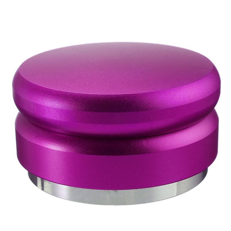 58mm Adjustable Coffee Tamper Stainless Steel Flat Base Palm