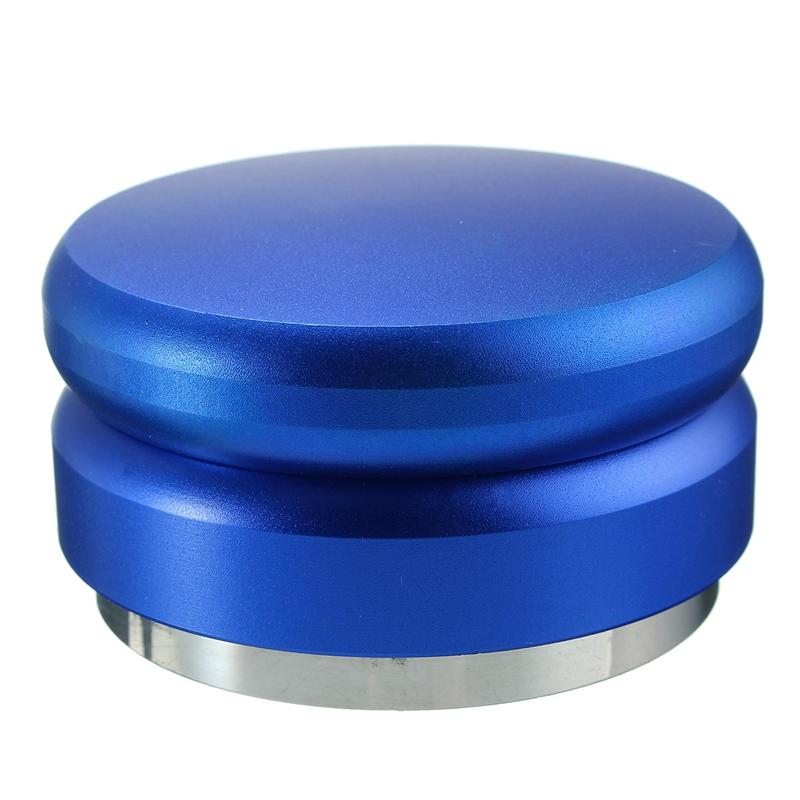 58mm Adjustable Coffee Tamper Stainless Steel Flat Base Palm