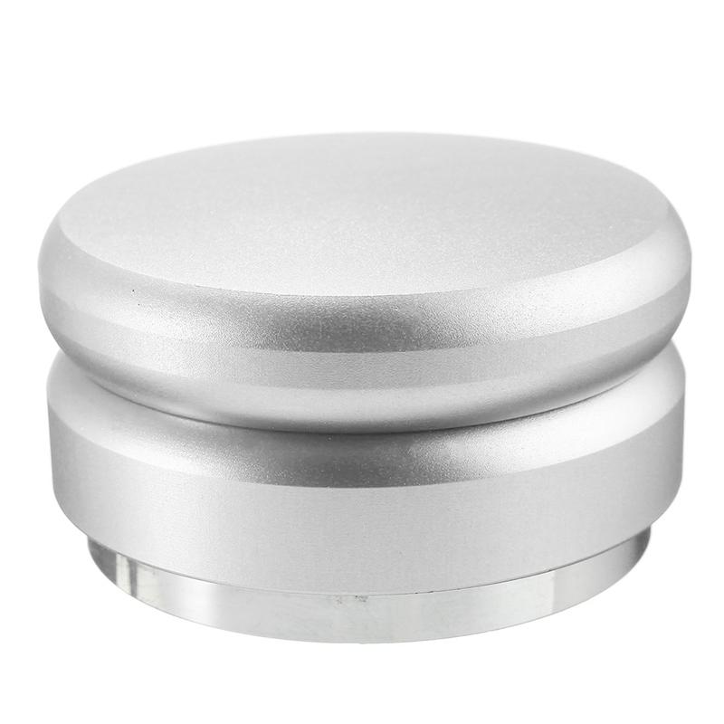 58mm Adjustable Coffee Tamper Stainless Steel Flat Base Palm