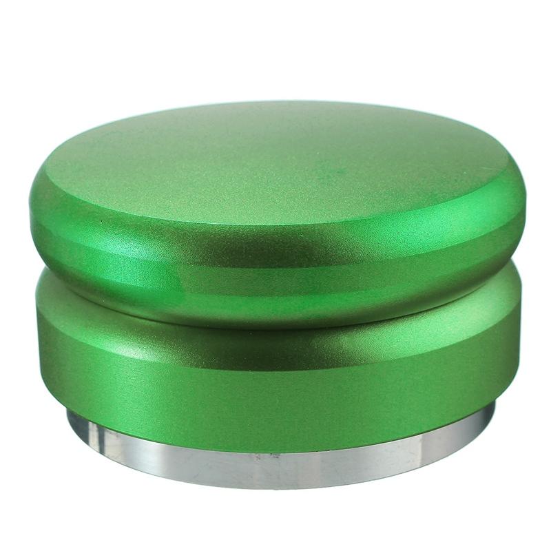 58mm Adjustable Coffee Tamper Stainless Steel Flat Base Palm