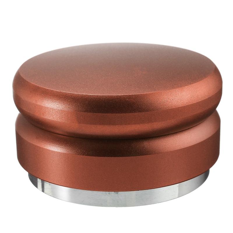 58mm Adjustable Coffee Tamper Stainless Steel Flat Base Palm