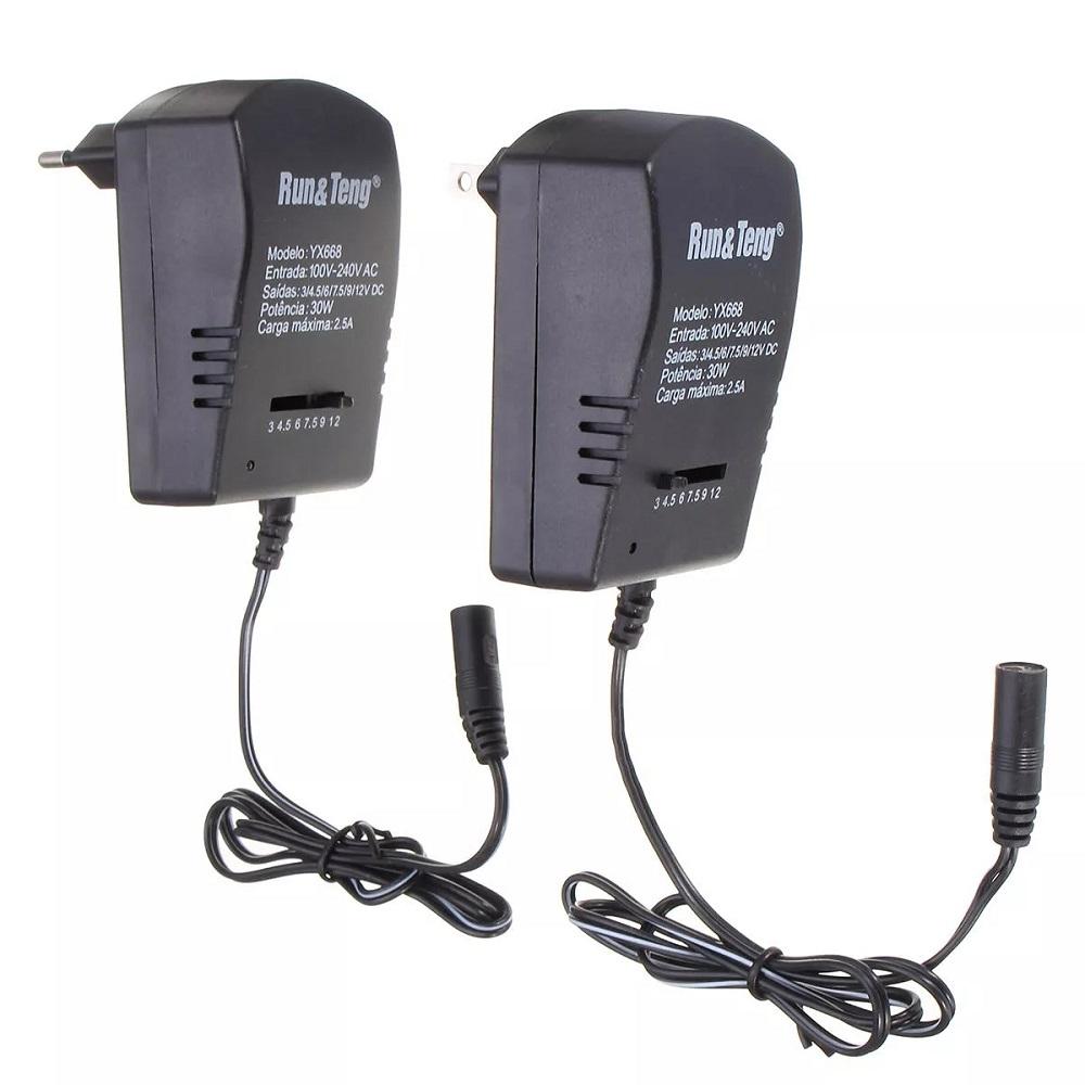 5pcs Us Plug Multi Voltage Power Adapter 2500ma 3v 4.5v 6v