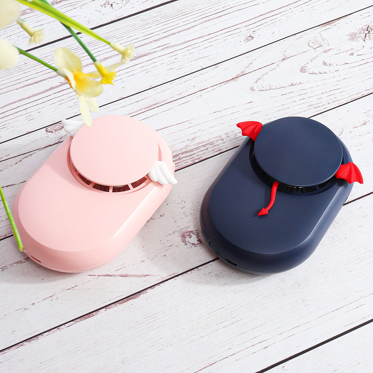 5v 4w Portable Neck Fan Wearable 2 Gears Speed Usb