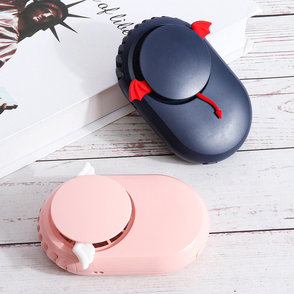 5v 4w Portable Neck Fan Wearable 2 Gears Speed Usb