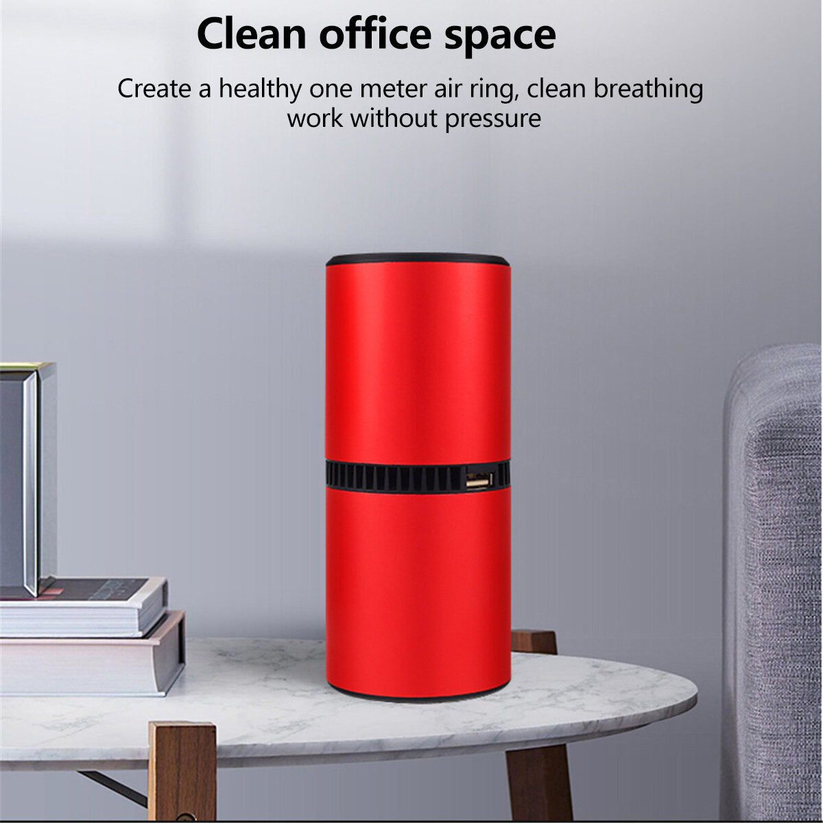 5v Negative Ion Car Air Purifier Demister Usb Charging