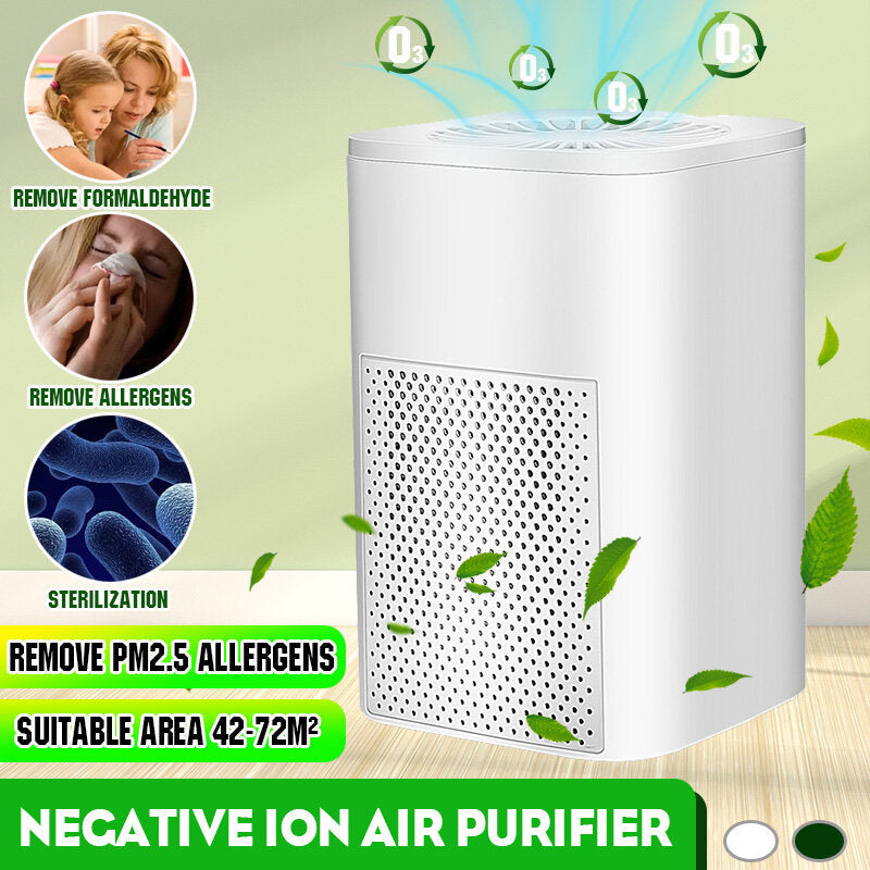 5w Portable Usb Negative Ion Air Purifier Low Noise Removal