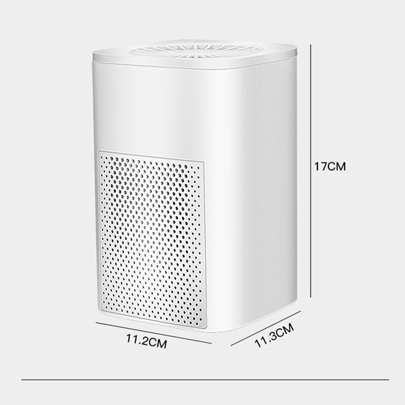 5w Portable Usb Negative Ion Air Purifier Low Noise Removal