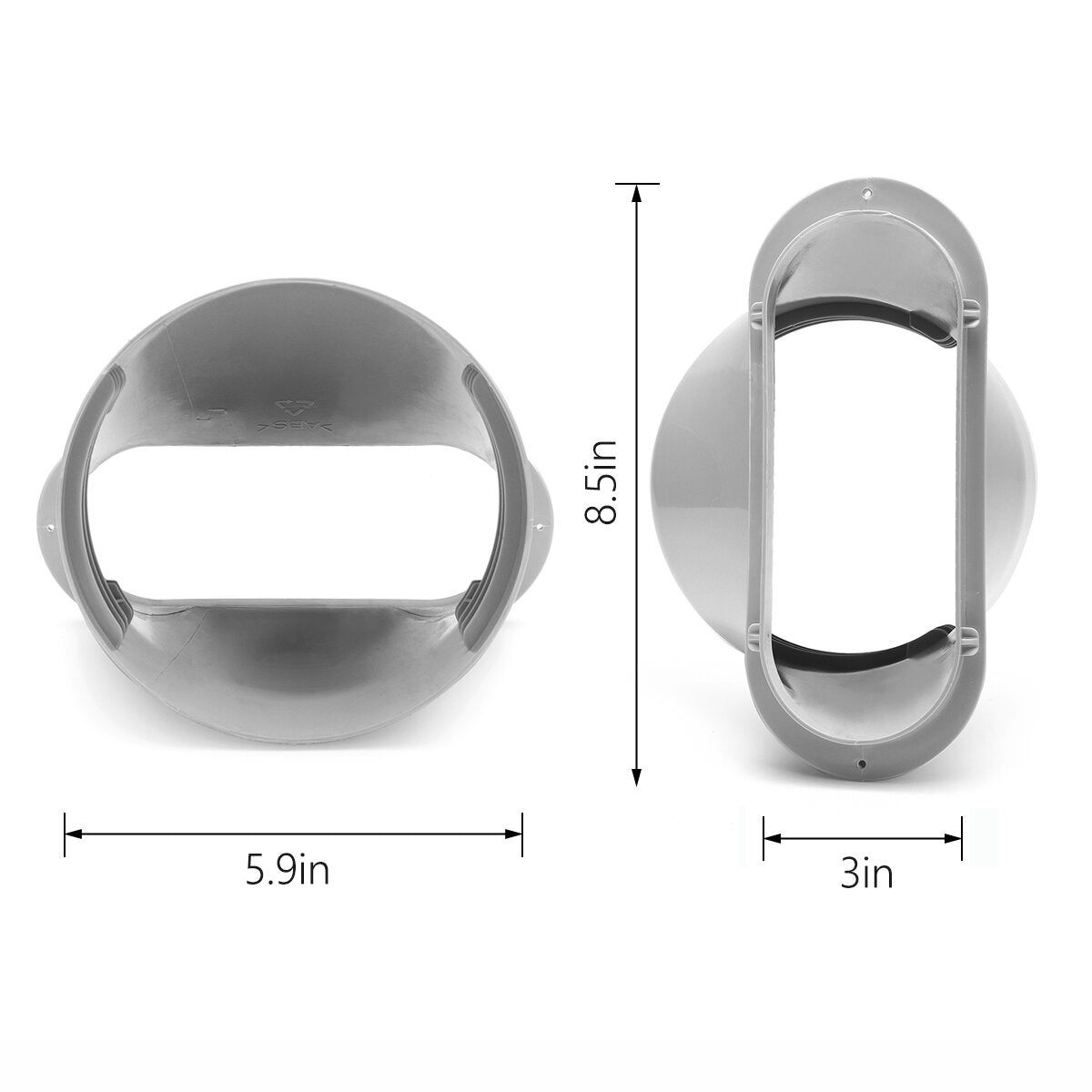 6’’ Portable Connector Exhaust Hose Kit For Air Conditioner
