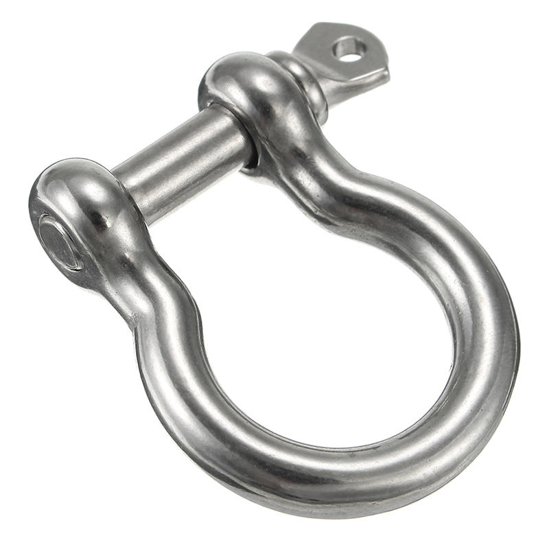 M4 M5 M6 D Ring Bow Shackle with Screw Pin 304 Stainless Steel Bracelet Shackle