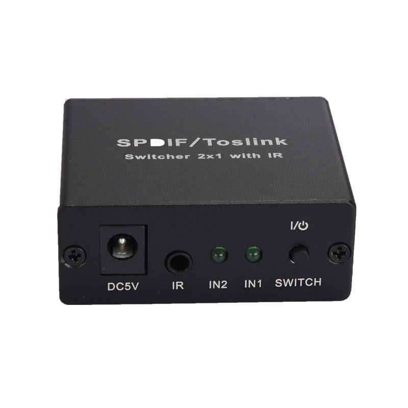 Newkeng NK-L21 SPDIF/ToslinK Video Switcher 2x1 with IR