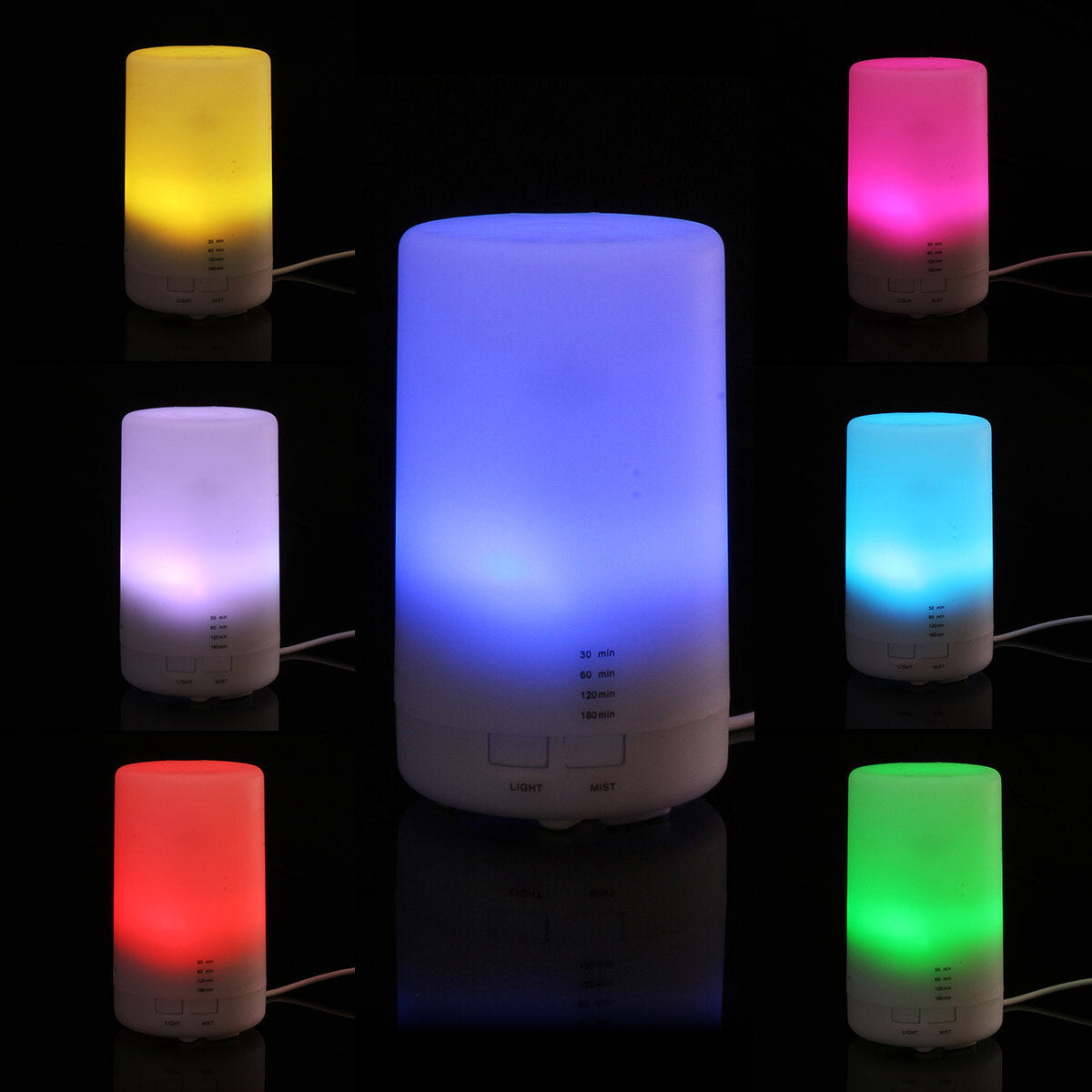 7 Led Ultrasonic Aroma Essential Diffuser Air Humidifier