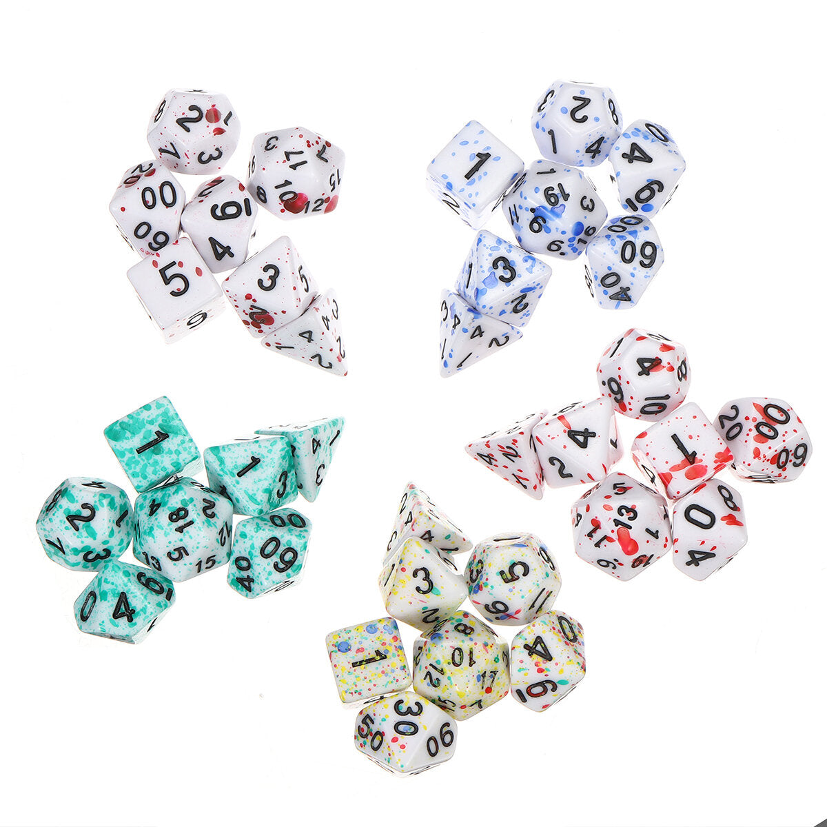 7pcs Polyhedral Dices Set For Dnd Dungeons & Dragons Dice