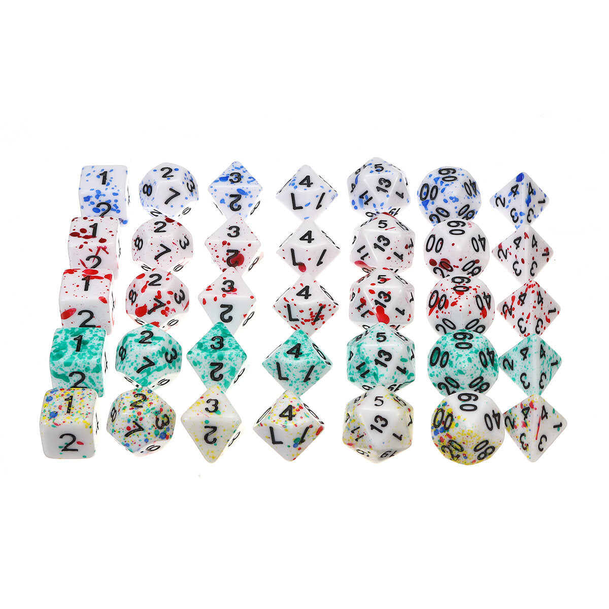 7pcs Polyhedral Dices Set For Dnd Dungeons & Dragons Dice