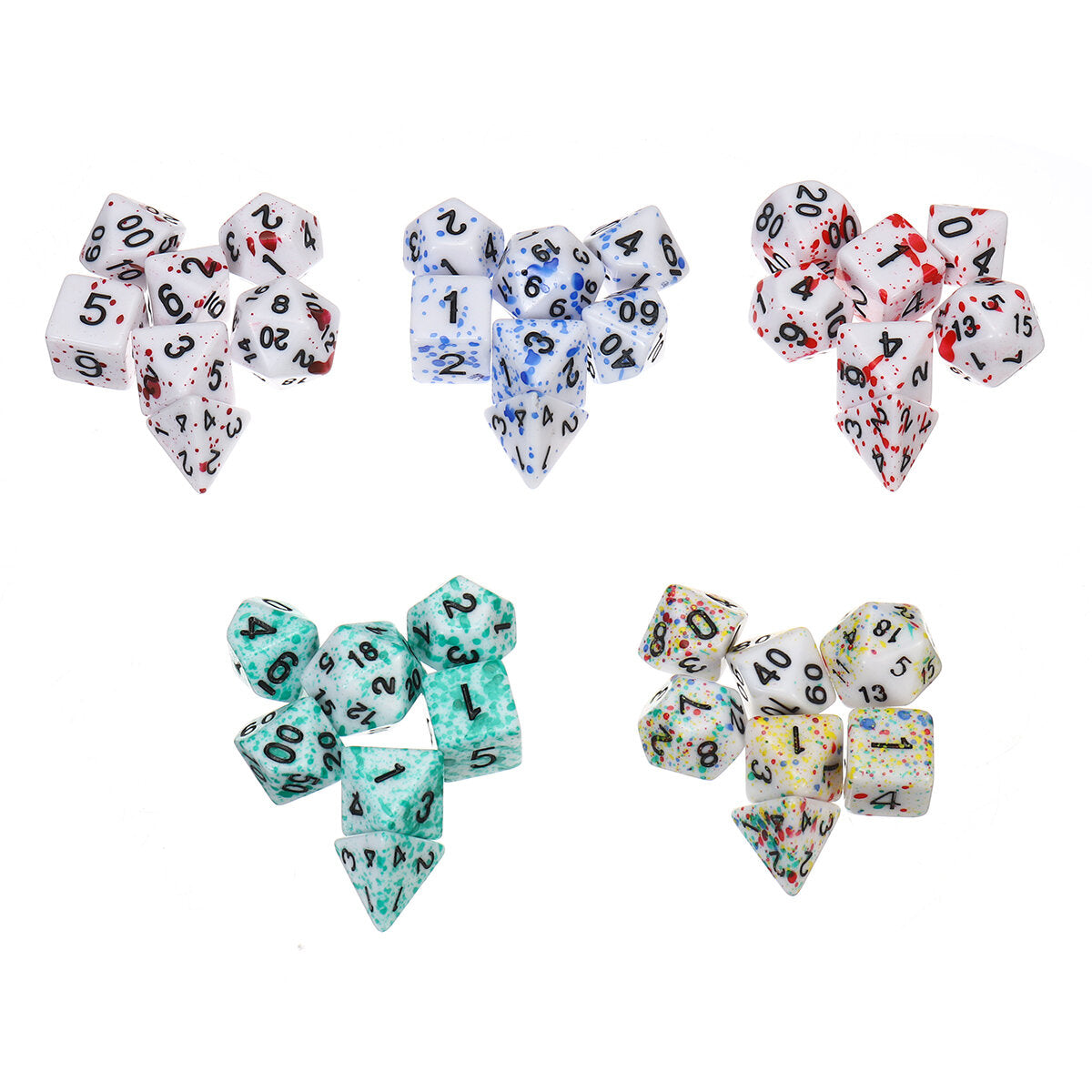 7pcs Polyhedral Dices Set For Dnd Dungeons & Dragons Dice