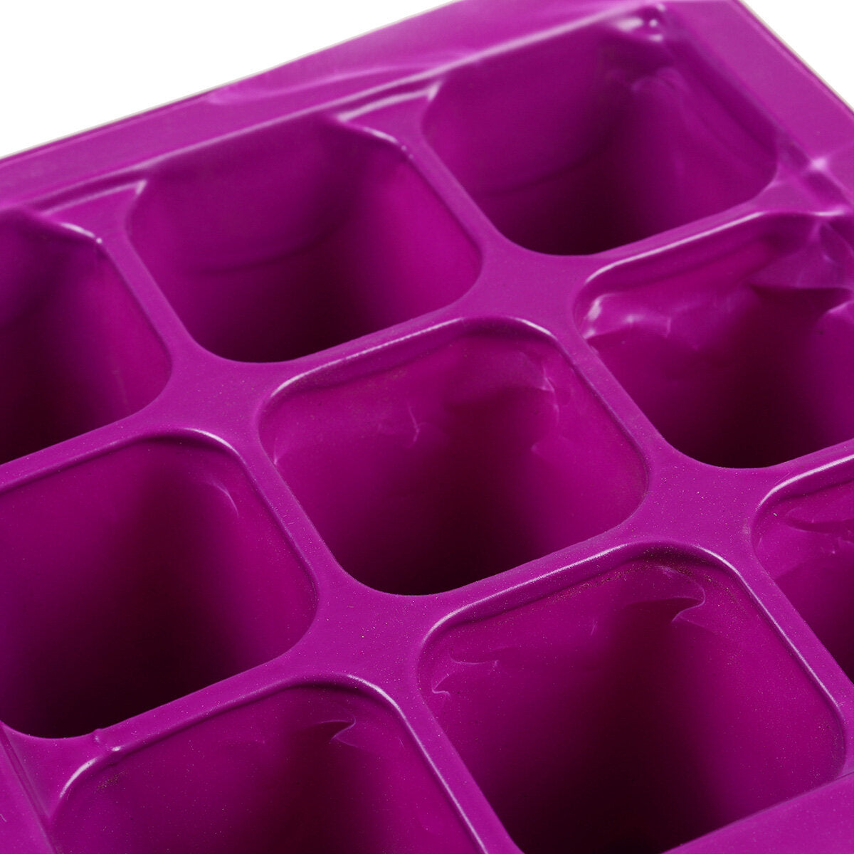 9 Holes Plastic Planting Box Set Nursery Pot Plant Grow