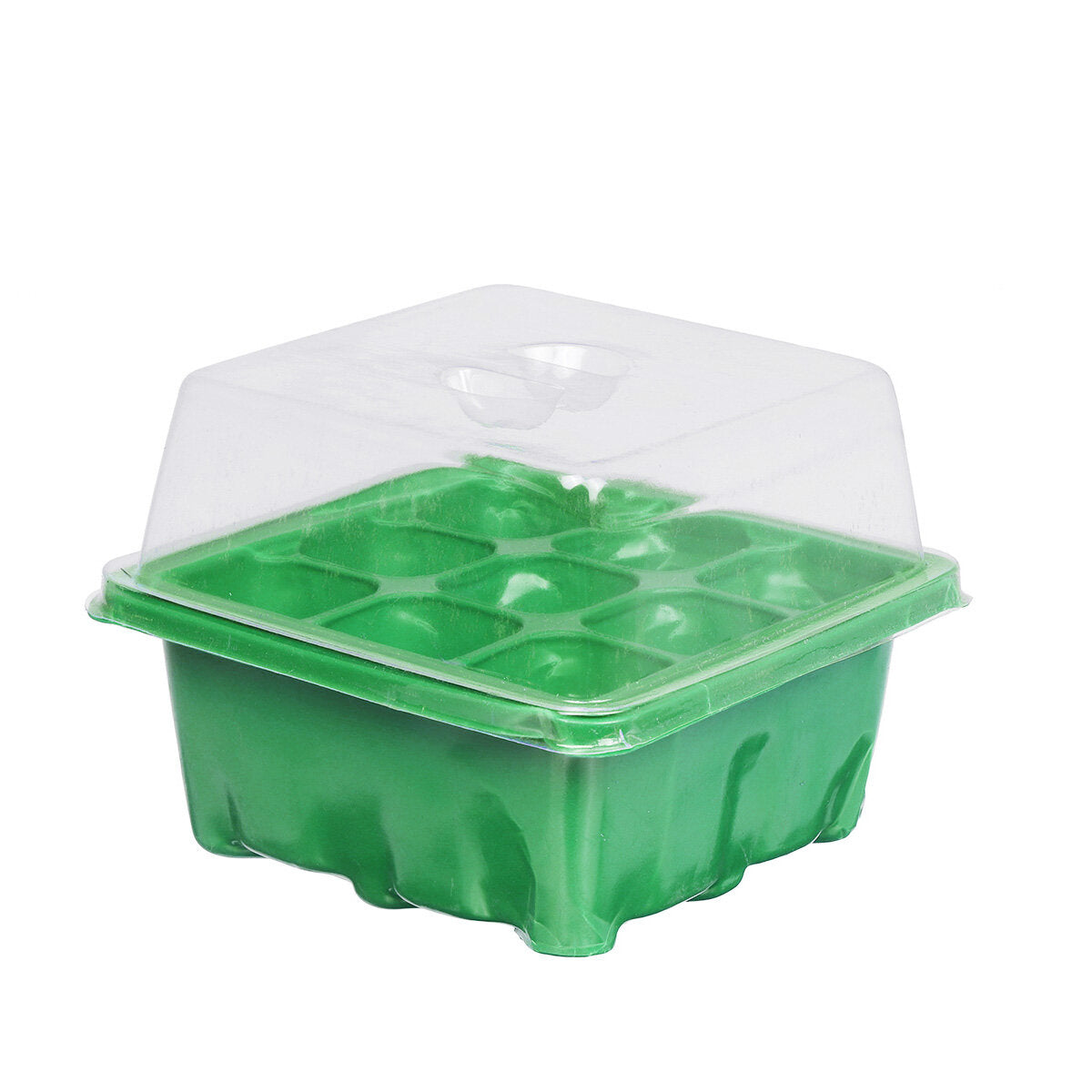 9 Holes Plastic Planting Box Set Nursery Pot Plant Grow