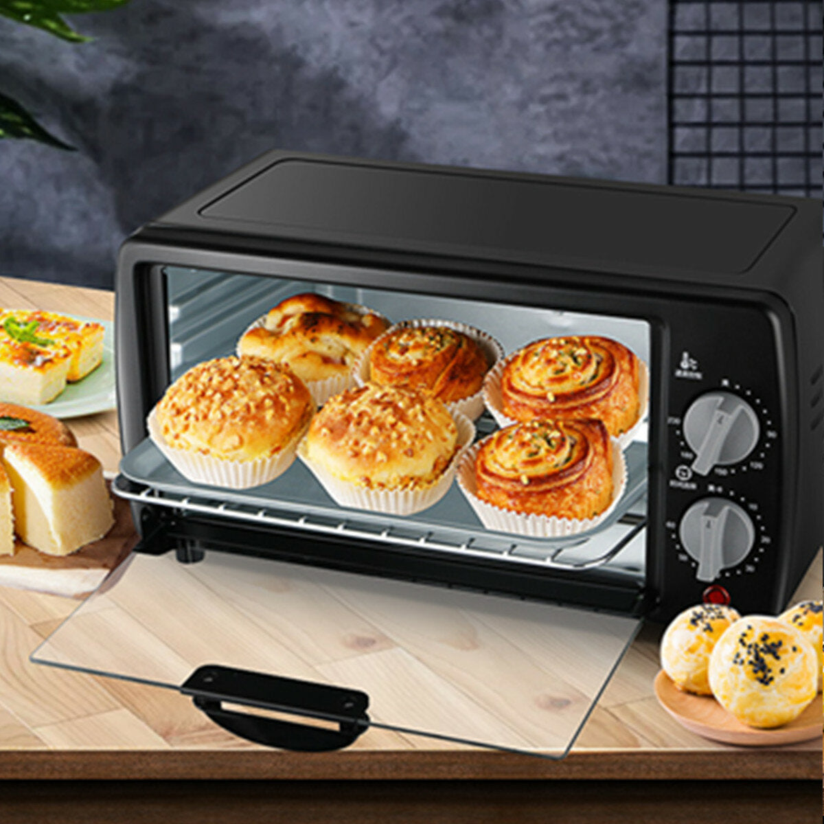 9l 220v Benchtop Electric Oven Timing Household Temperature