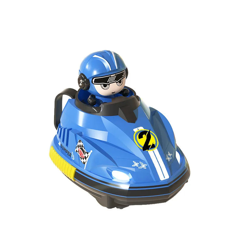 Children's new match parent-child interaction drift kart collision ejection remote control two-person bumper car toy