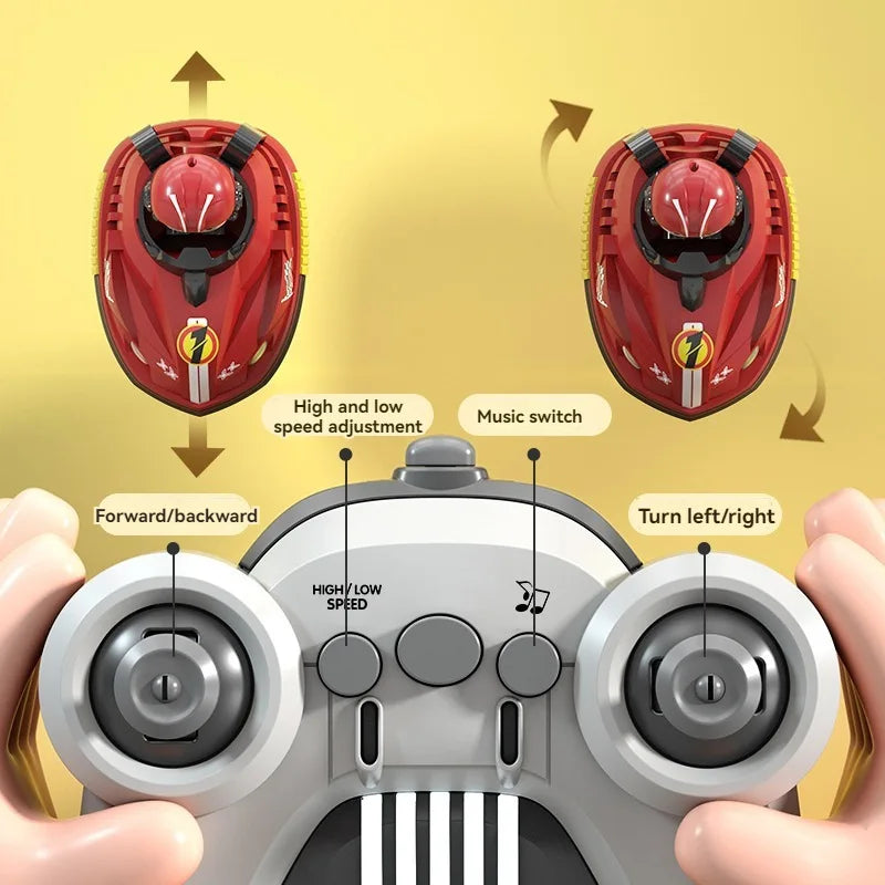 Children's new match parent-child interaction drift kart collision ejection remote control two-person bumper car toy