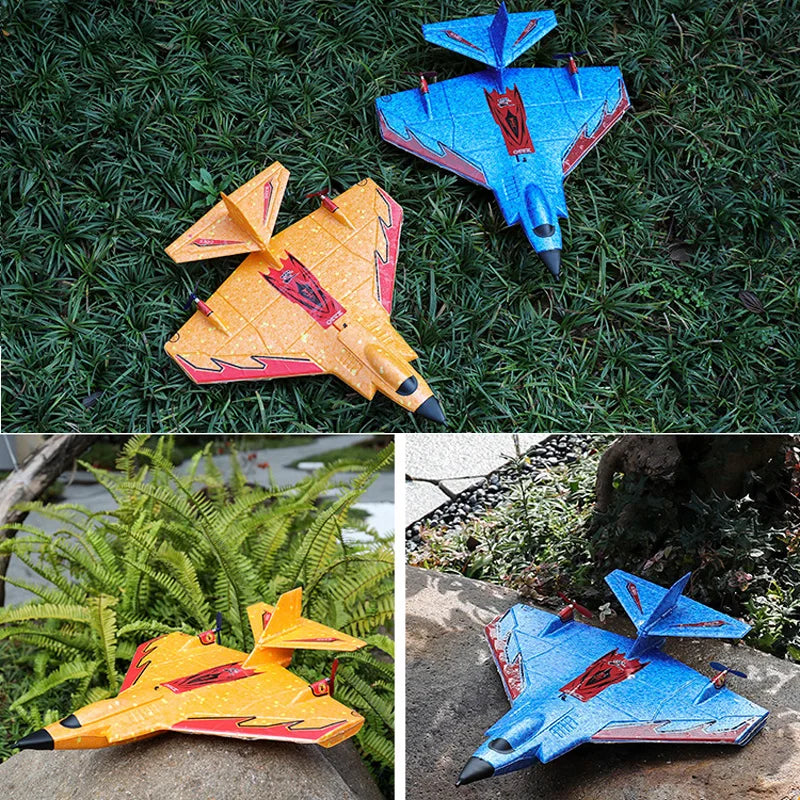 X320 RC Plane Water, Land and Air remote Control Glider EPP Foam Remote Control Aircraft With LED Light Flighter Toys for Boys