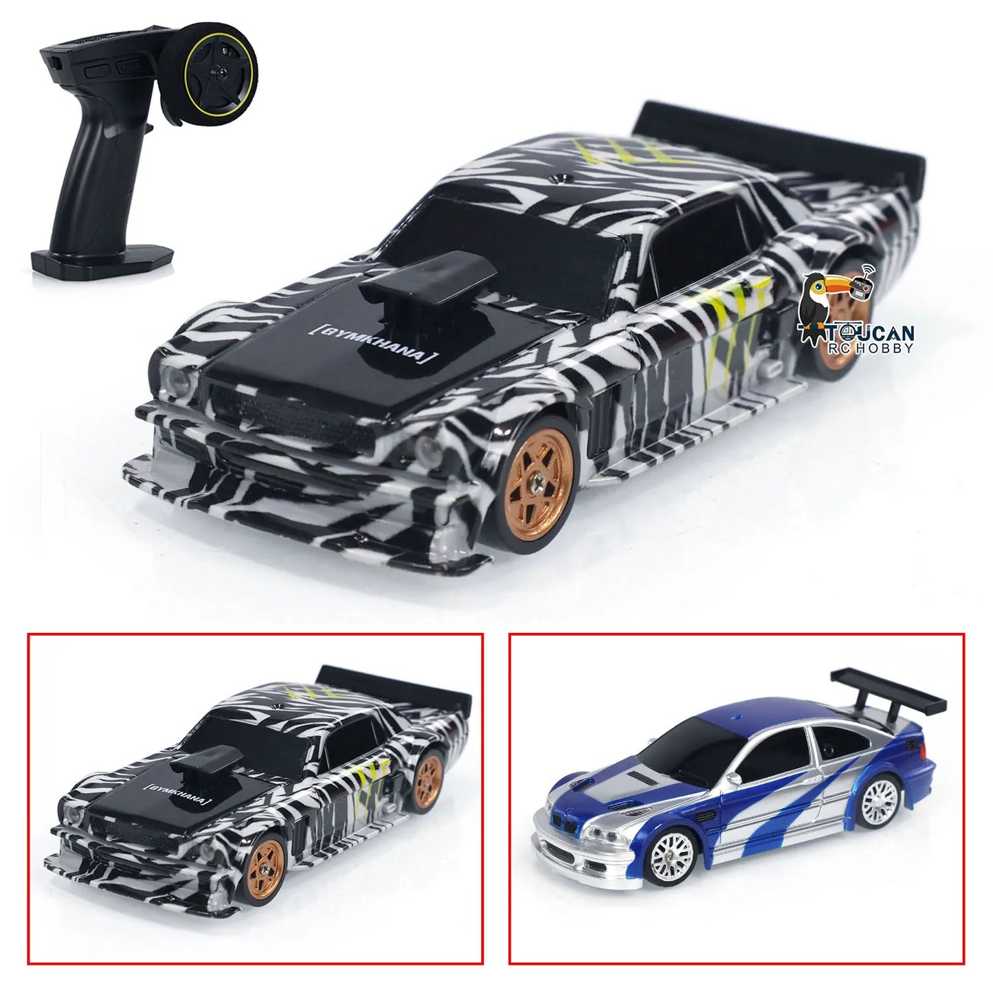 RC Drifting Car Upgraded Gyro 1/43 Racing RTR 4WD Four-wheel Drive High Speed Radio Control Model 2.4g Drift Race Car Mini Gifts