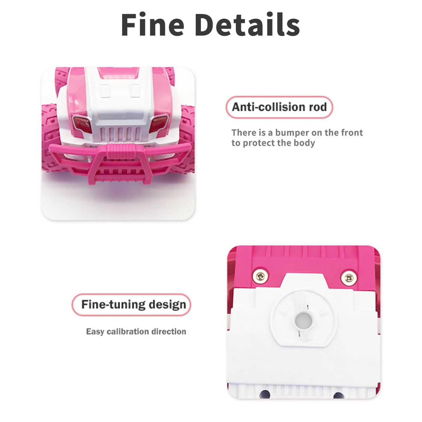 1:12 Toy Car 2.4Ghz Remote Control Off-Road Vehicle Forward Backward Left/ Right Turning Car Toys with Shovel for Girls Kids